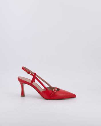 ester 21 slingback - papavero