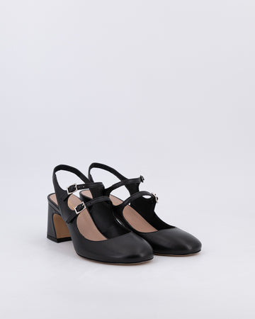 nera 5 slingback - nero