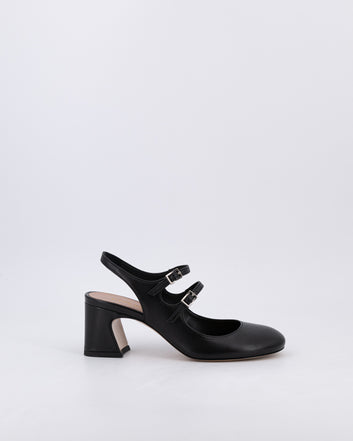 nera 5 slingback - nero