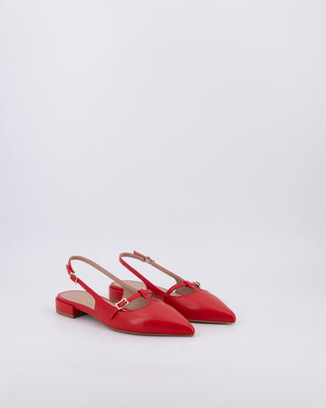 pauline 34 slingback - papavero