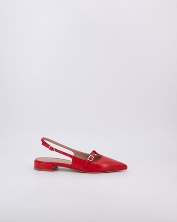 pauline 34 slingback - papavero