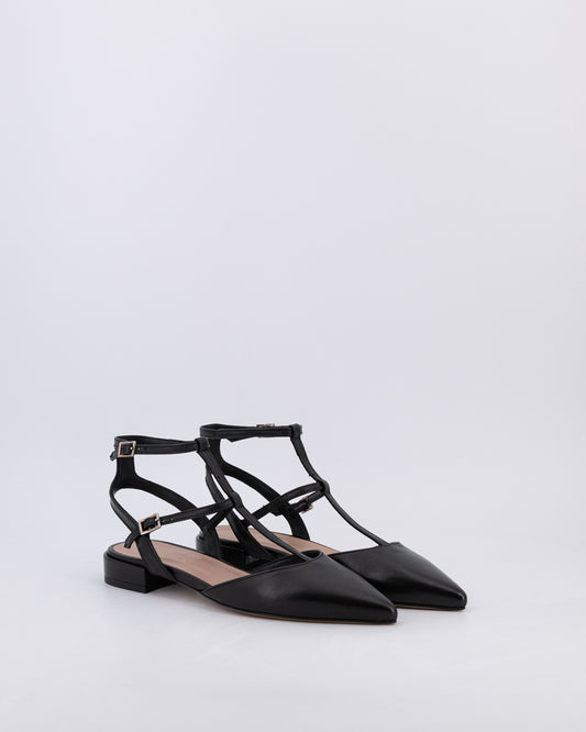 pauline 7 slingback - nero