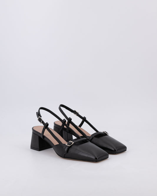 riquet 1 slingback - nero