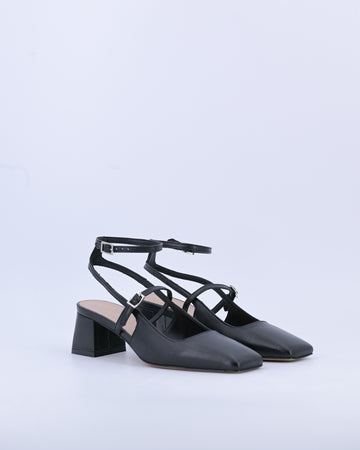 riquet 4 slingback - nero