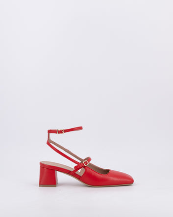 riquet 4 slingback - papavero